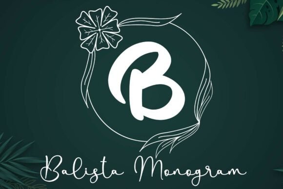 Balistamonogram: A Decorative Font for Campaign Designers