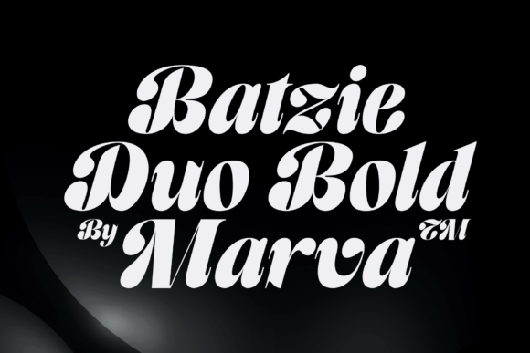 Batzie: A Refined Serif Display Font for Modern Web Design