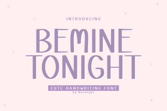 Bemine Tonight: A Handwritten Font for Editorial Design