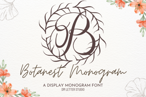 Botanest Monogram: A Serif Font for Editorial Elegance
