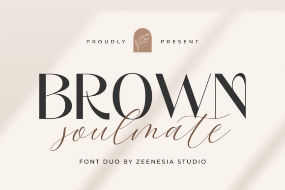 Brown Soulmate Font for Crafters