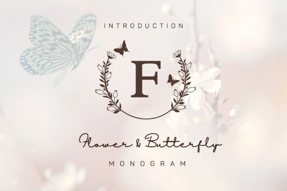 Choosing the Flower and Butterfly Monogram Font for Your Next Editorial Project