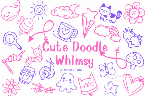 Cute Doodle Whimsy: A Font That Adds Charm to Branding