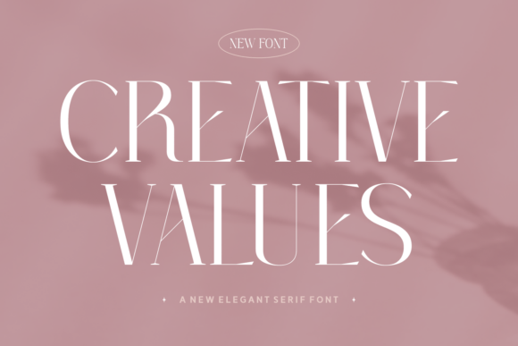 Elevate Your Brand Identity with the Creative Values Serif Font