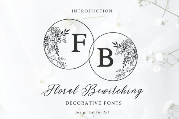 Floral Bewitching: A Decorative Font That Elevates Campaign Visuals