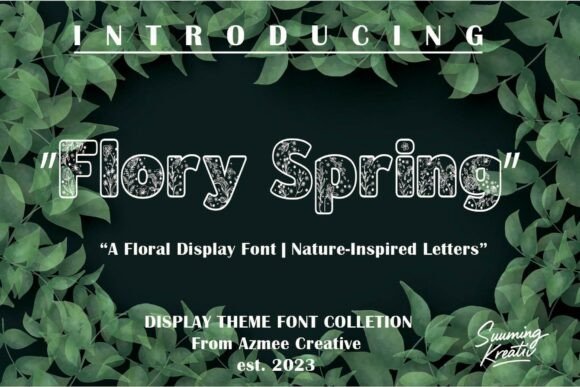 Flory Spring Review: A Decorative Font for Handmade Makers
