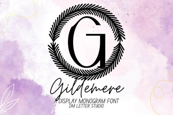 Gildemere Monogram: A Display Font with Quiet Elegance