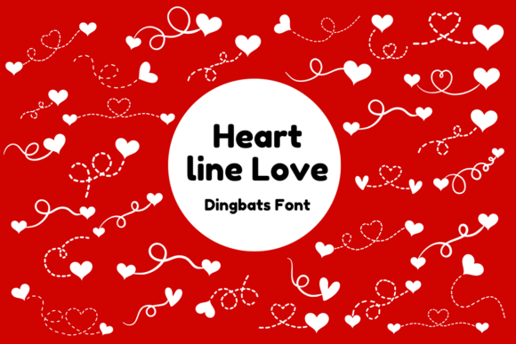 Heartline Love: A Decorative Font for Small Business Branding