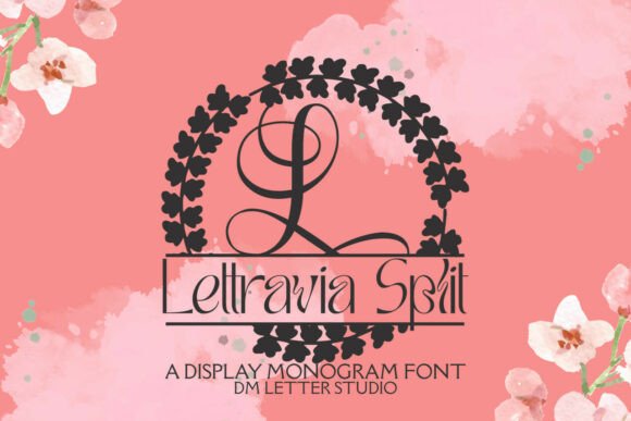 Lettravia Split Monogram: Timeless Typography for Brands