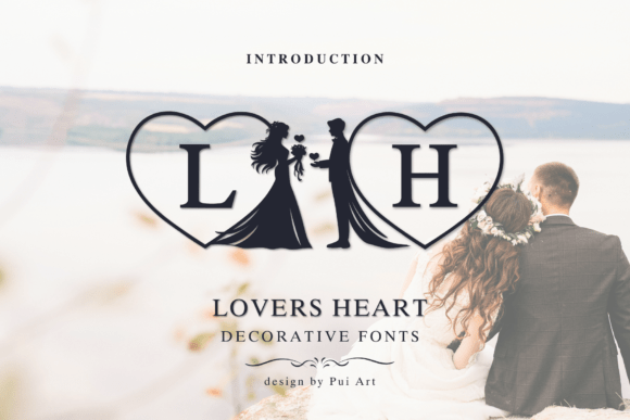 Lovers Heart Monogram: A Romantic Display Font for Marketers