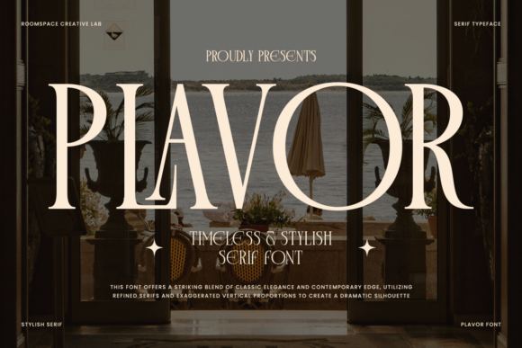 Plavor: A Serif Font That Balances Character and Utility