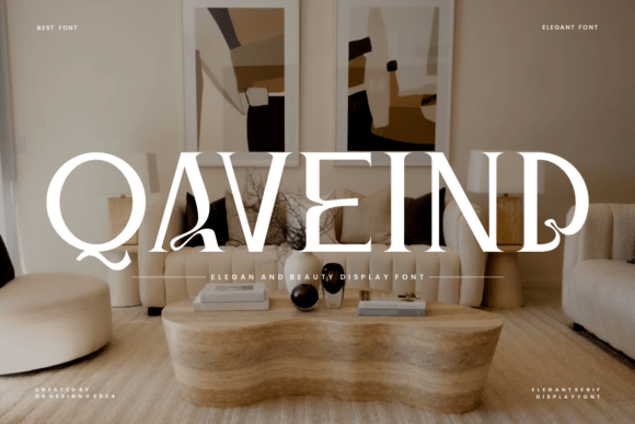 Qaveind: A Luxurious Serif Font for Business