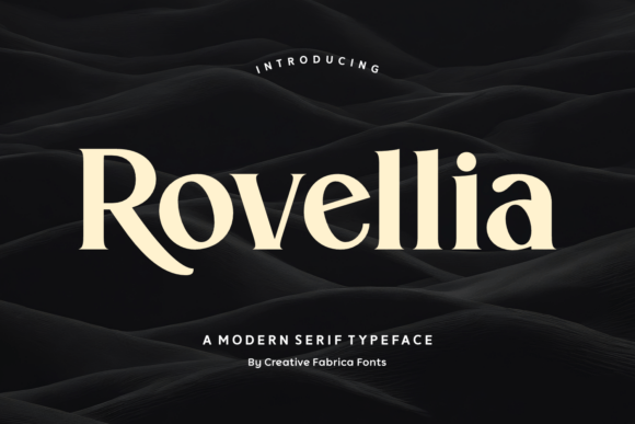 Rovellia: A Refined Serif Font for Branding That Builds Trust