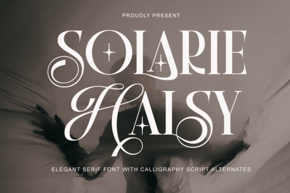 Solarie Halsy: A Serif Font That Elevates Campaign Visuals