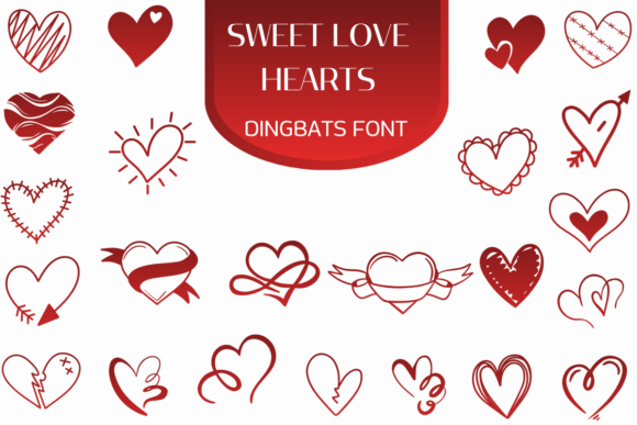 Sweet Love Hearts: The Dingbat Font That Makes Romantic Campaigns Click