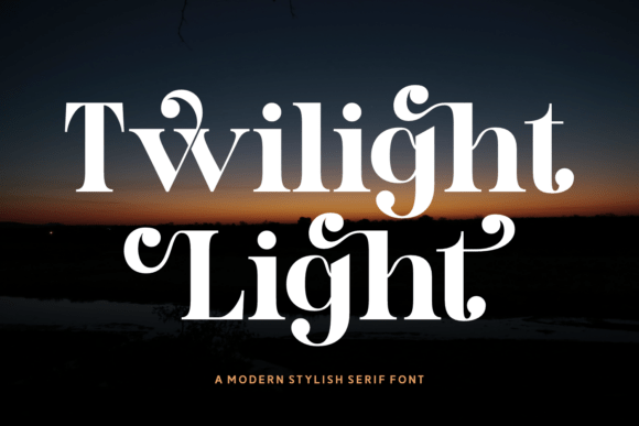 Twilight Light: A Serif Font That Brings Elegance to Editorial Design
